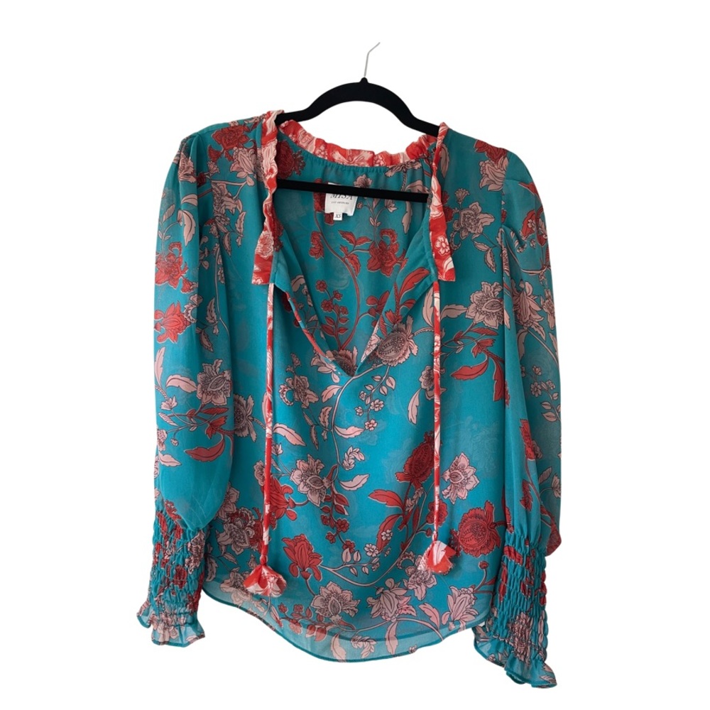 MISA Los Angeles long sleeve printed top